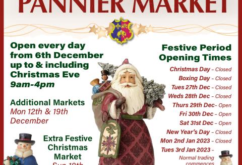 Pannier Market Christmas Poster