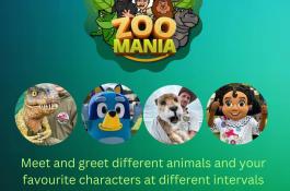 Zoo Mania and Dinosaur Invasion Poster
