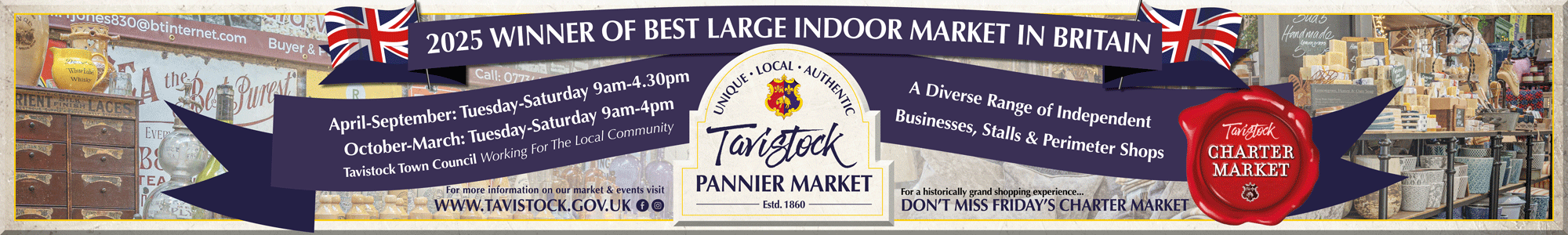 Banner for the Pannier Market winner of Best Indoor Market 2025