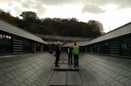 Butchers' Hall restored roof