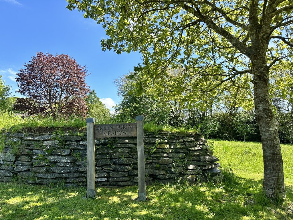 Entrance to the Green Burial Meadow