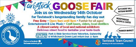 Colour advert for Goose Fair on Wednesday 14th October