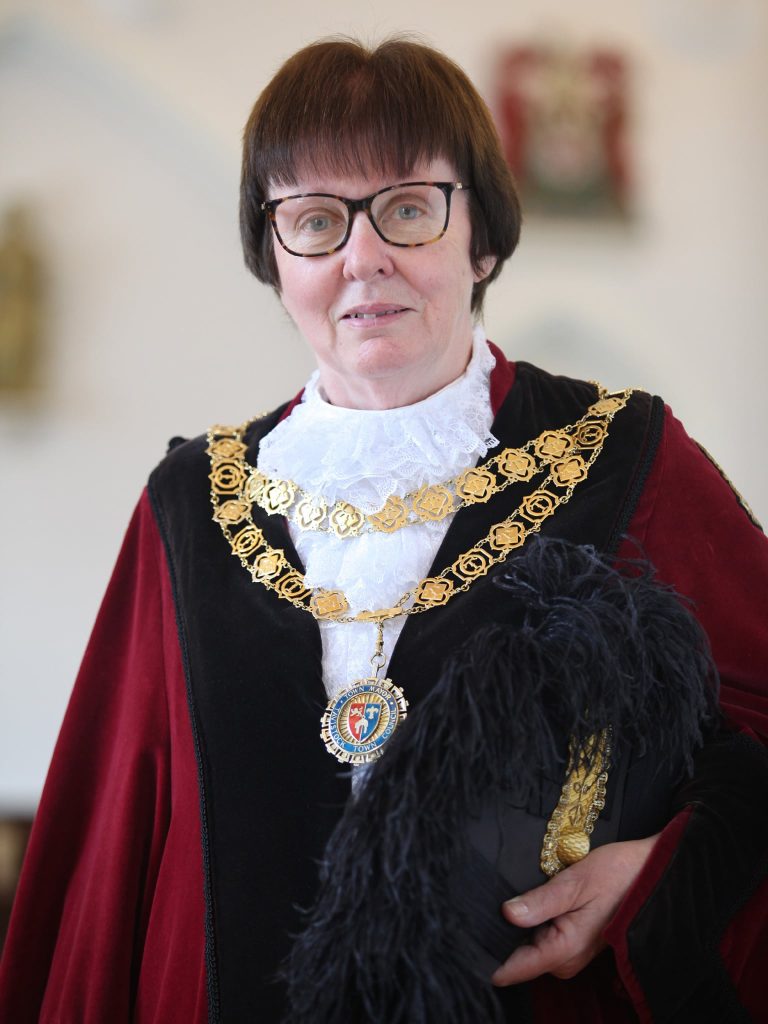 Official Photograph of the Mayor of Tavistock 2026-27 - Cllr Mrs Anne Johnson