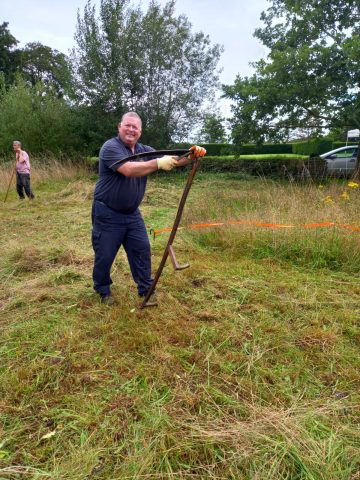 TTC Works Team Green Burial Meadow - Annual Scythe August 2023  