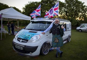 Pipe Major Gordon Macaoidh of the City of Plymouth Pipe Band
