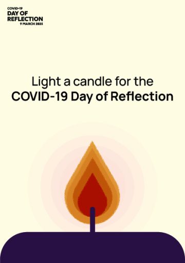Light a Candle for the Day of Reflection Poster