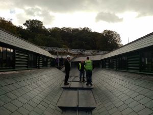Butchers' Hall restored roof